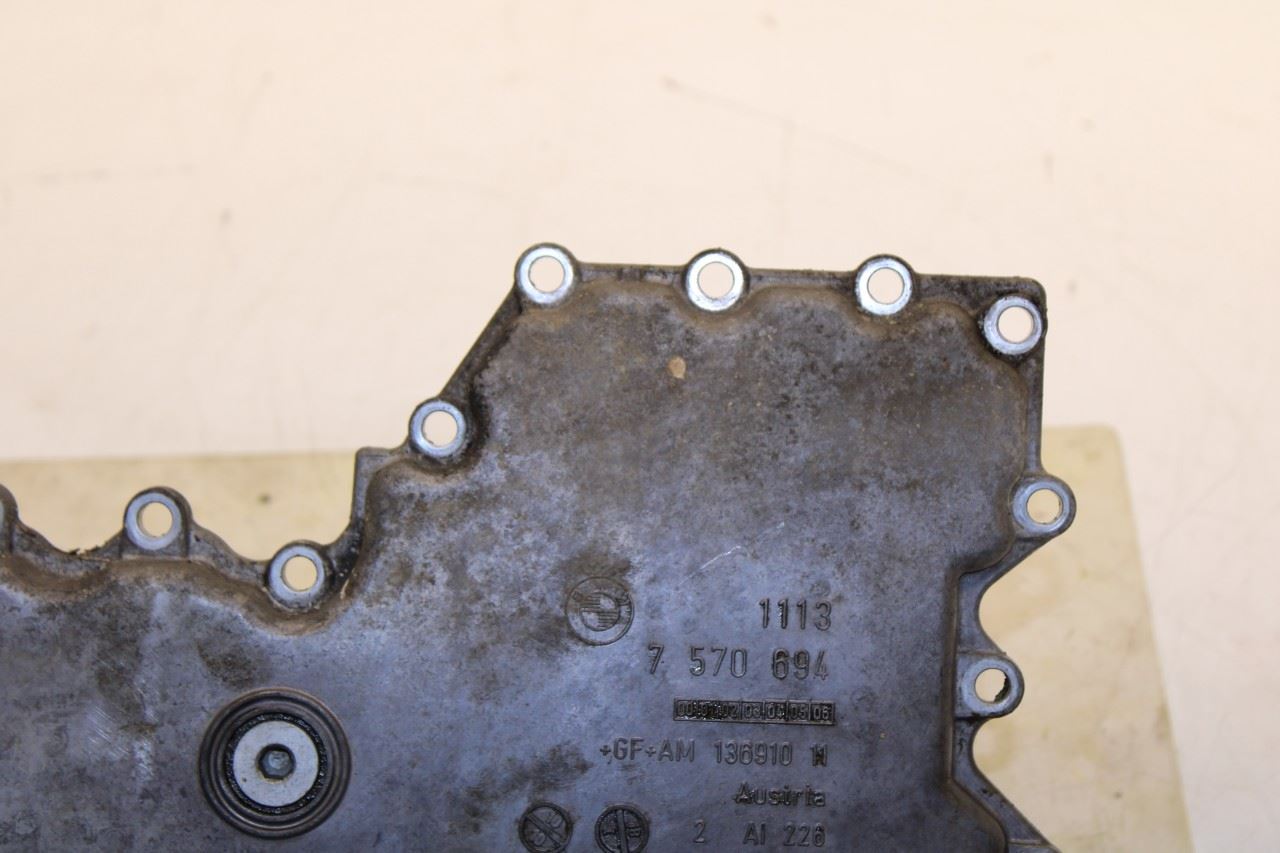 2010-2015 BMW 750Li xDrive 4.4L AWD Engine Motor Lower Oil Pan 7570694 OEM - Alshned Auto Parts