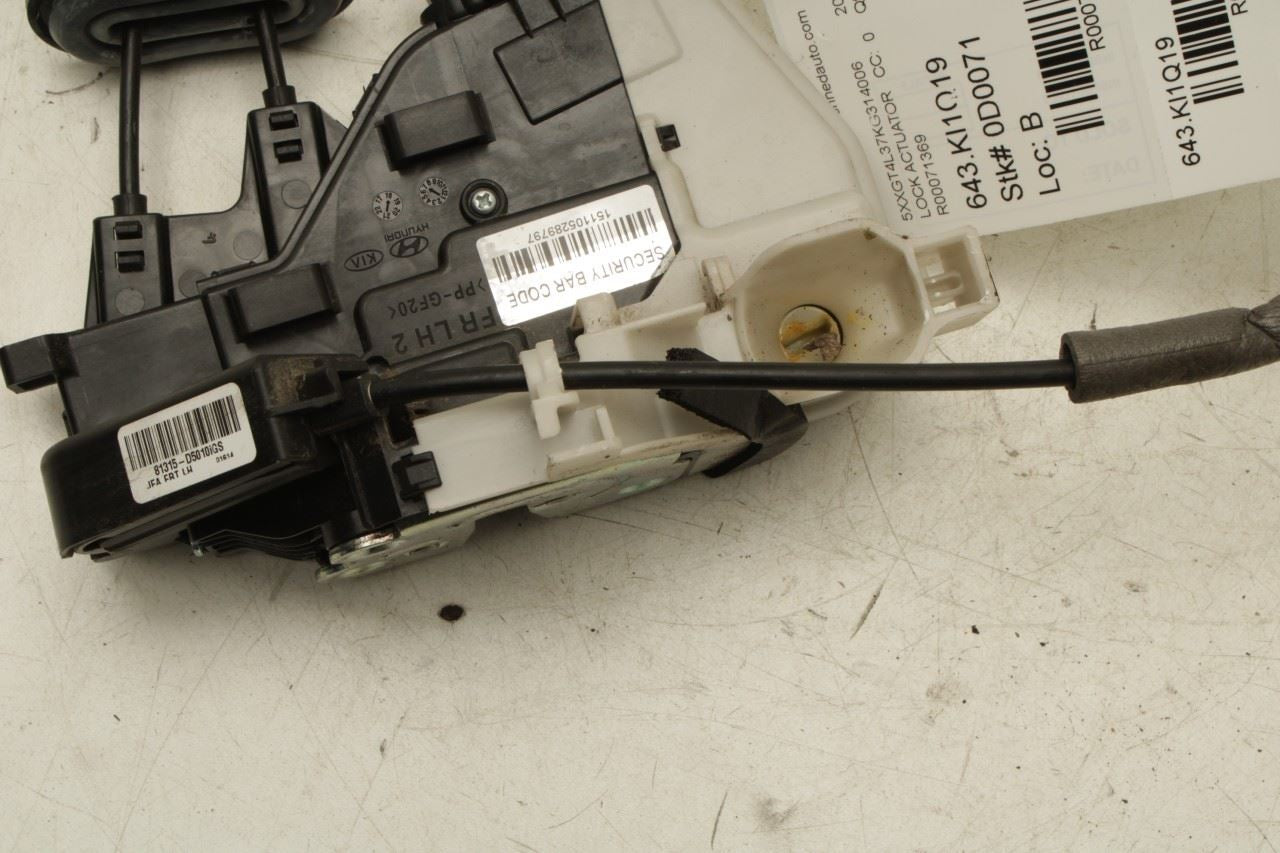 16-20 Kia Optima LX Front Left Driver Side Door Lock Latch Actuator 81315-D5010 - Alshned Auto Parts