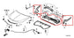 2013-2015 Acura RDX Front Windshield Cowl Vent Grille Panel 74210-TX4-A0 OEM - Alshned Auto Parts
