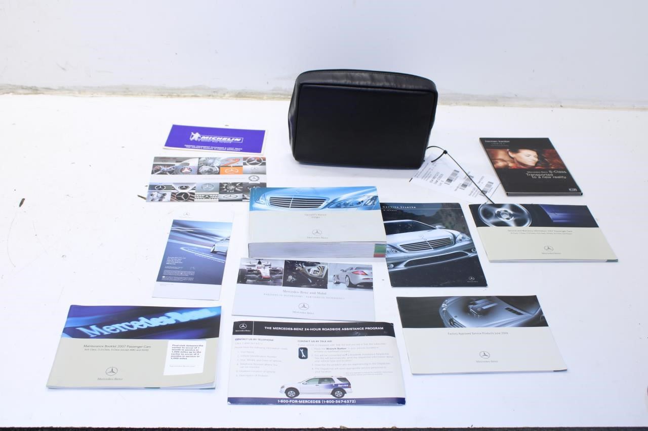 2010 Mercedes-Benz S550 Operators Manual Set with Case 2215841481 OEM - Alshned Auto Parts