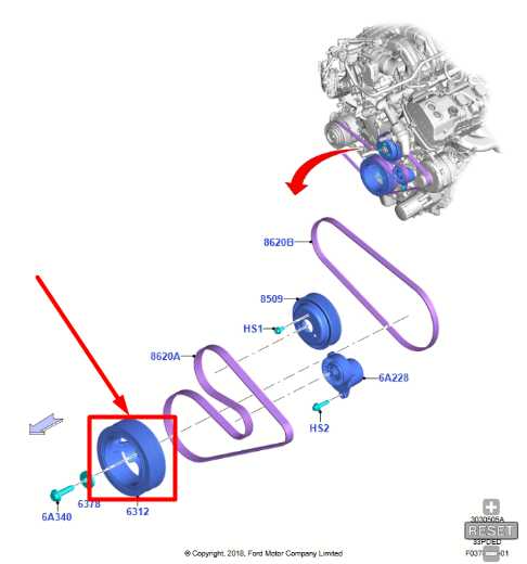 20-23 Ford Explorer Police 3.3L Crankshaft Pulley Harmonic Balancer HL3Z-6312-A - Alshned Auto Parts