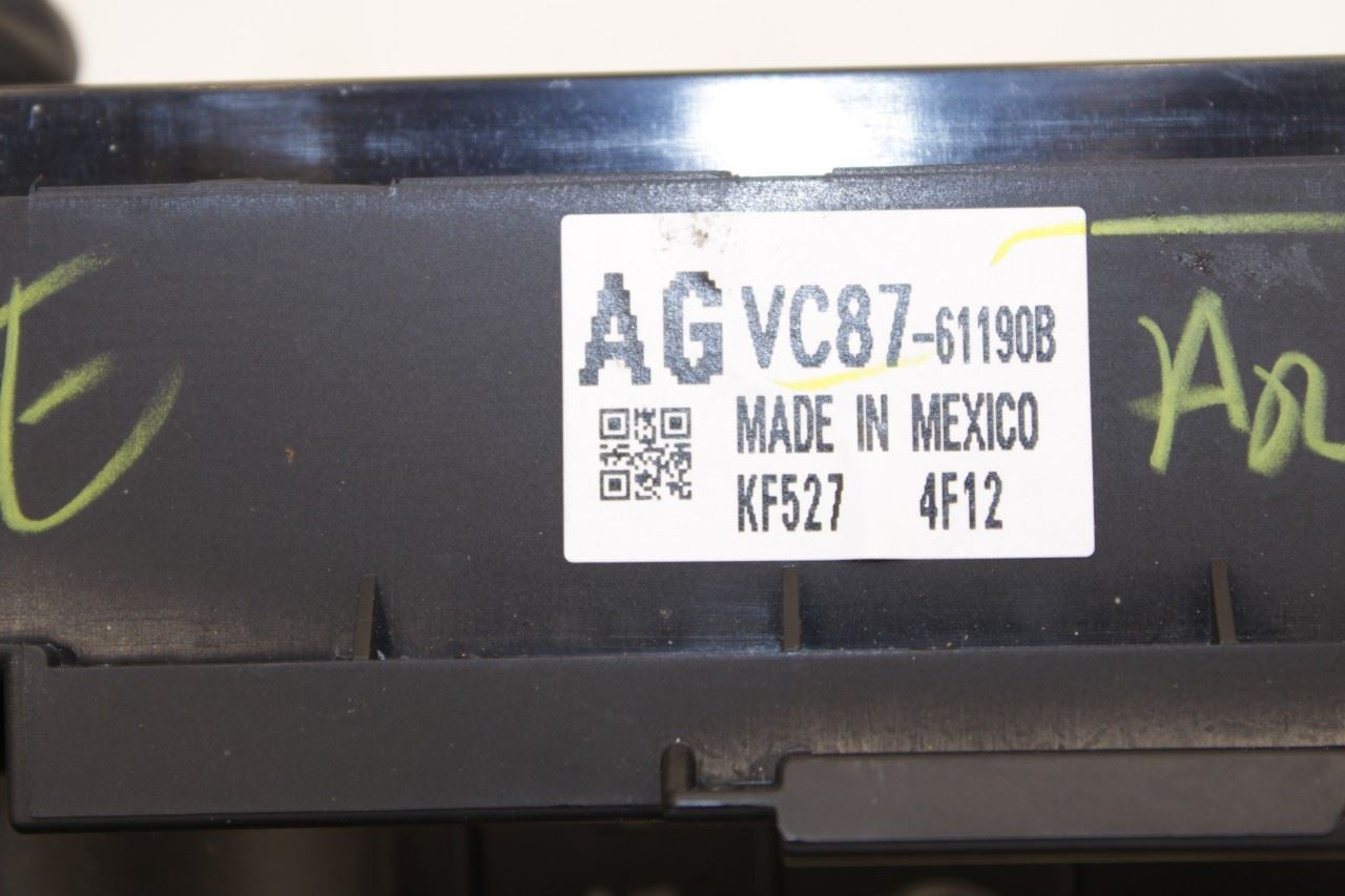 24-25 Mazda CX-30 2.5 S Dash AC Heater Temperature Climate Control VC87-61-190B - Alshned Auto Parts