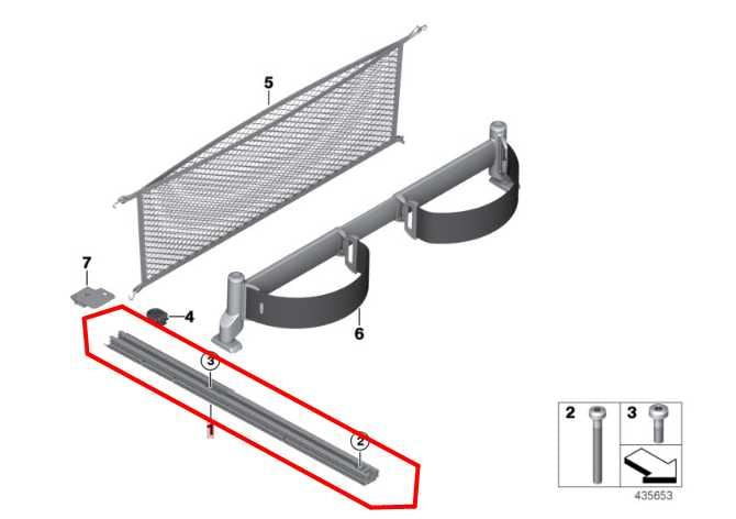 14-18 BMW X5 xDrive35i Rear Trunk RH and LH Compartment Lashing Rail Bracket Set - Alshned Auto Parts