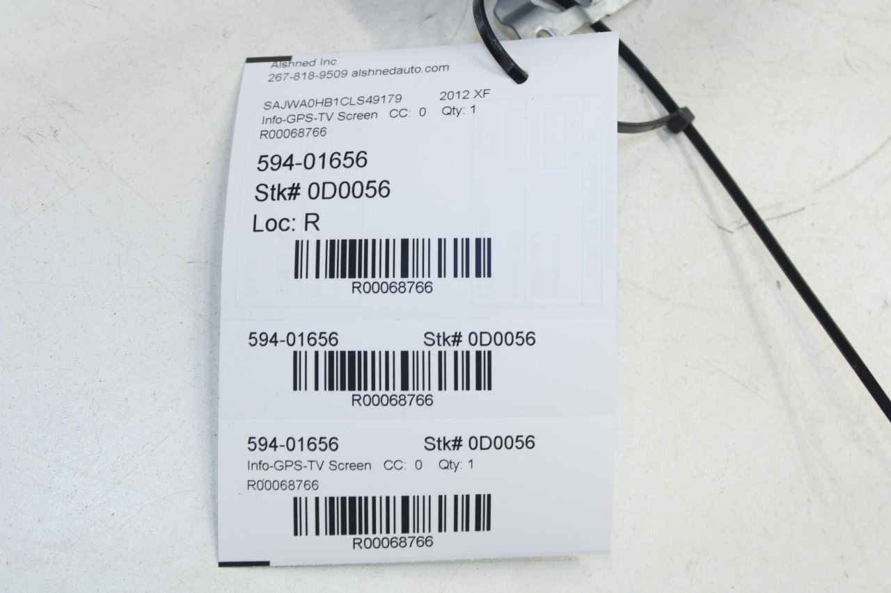 2012 Jaguar XF Portfolio Information Navigation Display Screen CX23-14F667-AL - Alshned Auto Parts