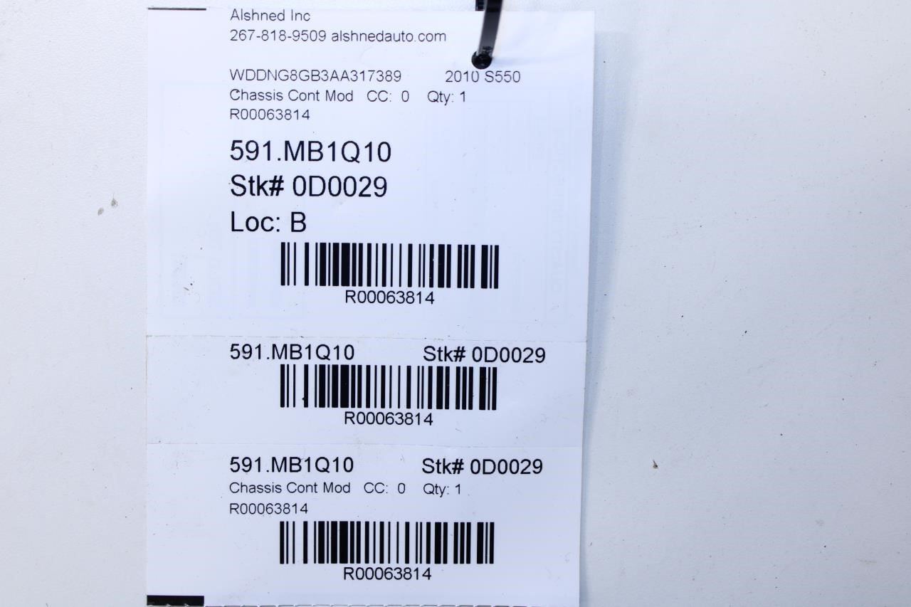 2007-2013 Mercedes-Benz S550 Rear Right Side Door Control Module 221-900-78-01 - Alshned Auto Parts
