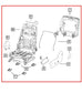 11-14 Dodge Challenger SXT 3.6L RWD Front Driver Left Side Seat Complete *ReaD* - Alshned Auto Parts