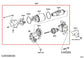 15-23 Toyota Tacoma SR5 Grade 3.5L Engine Starter Motor Assembly 28100-31160 OEM - Alshned Auto Parts