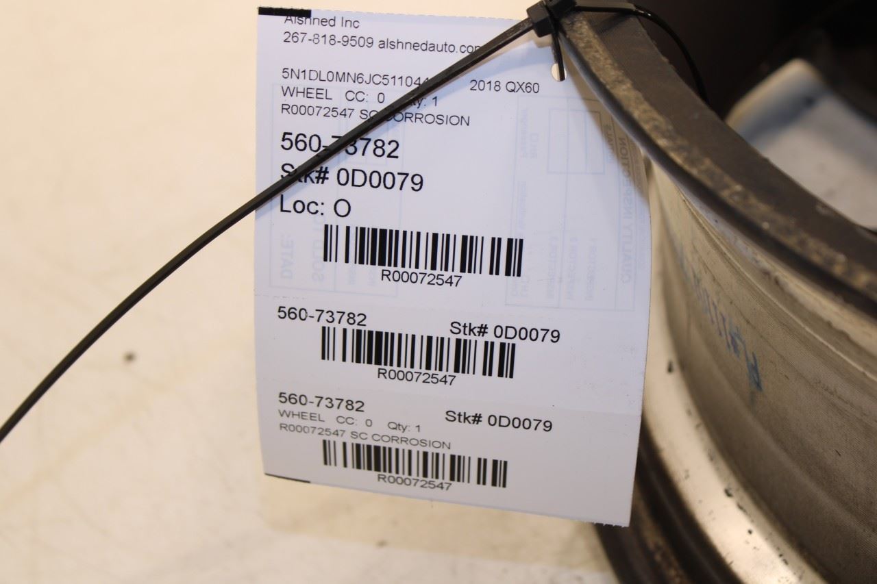 2016-2020 Infiniti QX60 Aluminum Wheel 18x7.5 5 Spoke 40300-9NB2A OEM *ReaD* - Alshned Auto Parts