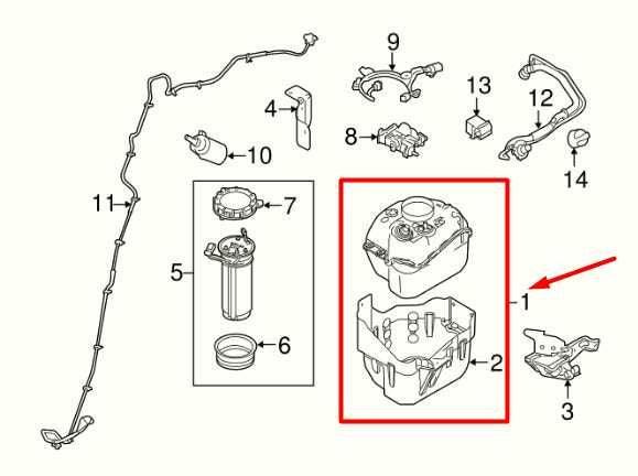 2011-2016 Ford F250 SD 6.7L Diesel DEF Exhaust Fluid Tank BC34-5J228-AK OEM - Alshned Auto Parts