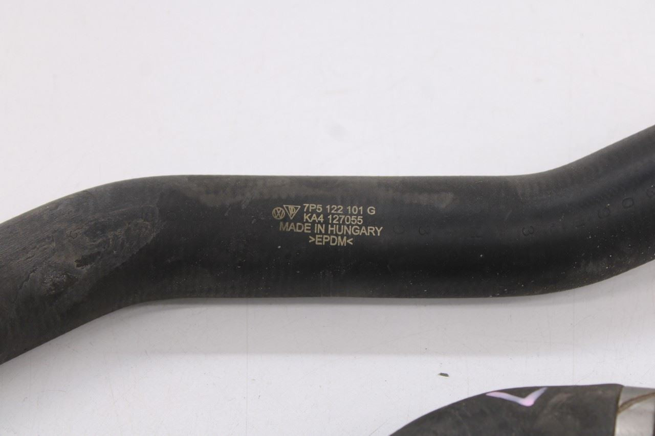 11-18 Porsche Cayenne S 4.8L AWD Radiator Upper and Lower Coolant Water Hose Set - Alshned Auto Parts