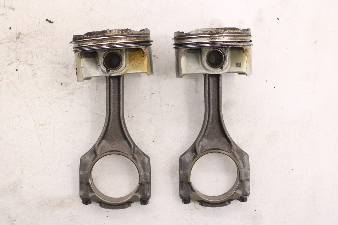 13-15 BMW 750i xDrive 4.4L Twin Turbo Engine Piston with Connecting Rod Set of 85