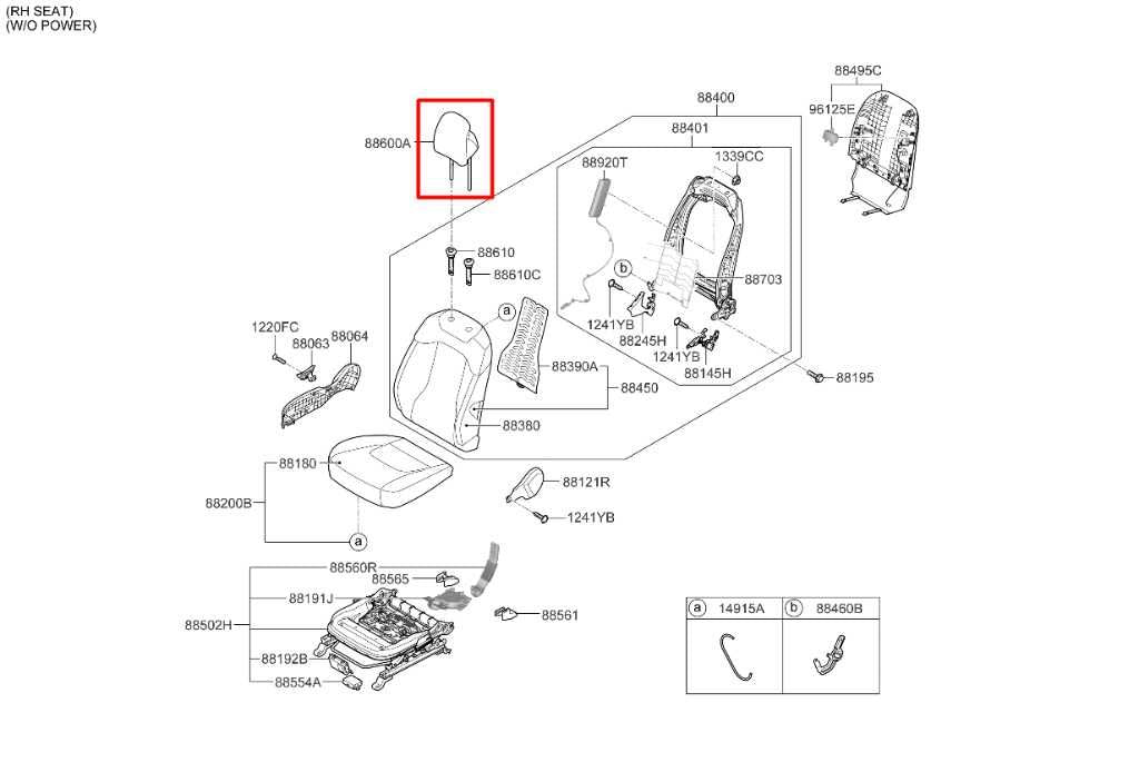 2023-25 Kia Sportage Hybrid EX 1.6L Front Seat Right and Left Side Headrest Set - Alshned Auto Parts