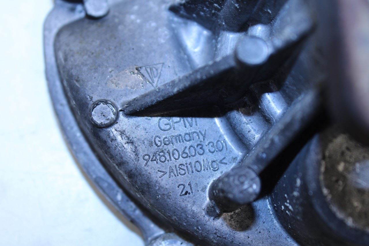 10-16 Porsche Panamera 4 3.6L Engine Motor Coolant Water Pump 948-106-033-01 OEM - Alshned Auto Parts
