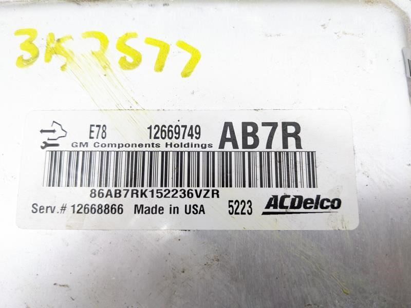 2012-2016 Chevrolet Cruze Engine Computer Control Module ECU ECM 12669749 OEM - Alshned Auto Parts