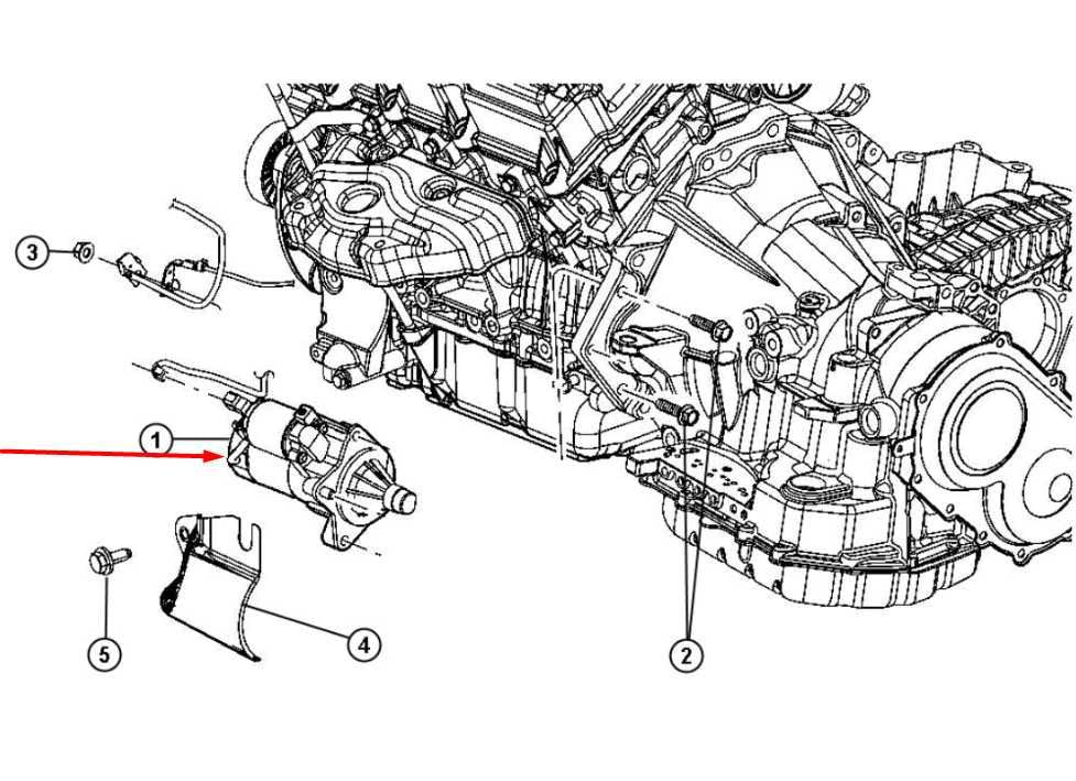 2011-2015 Dodge Durango SXT 3.6L Engine Starter Motor 12V 04801852AB OEM1