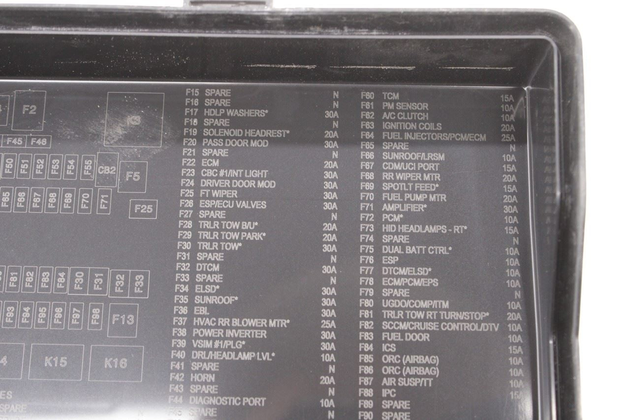 16-17 Jeep Grand Cherokee 5.7L IPDM Intelligent Power Distribution Center *ReaD* - Alshned Auto Parts