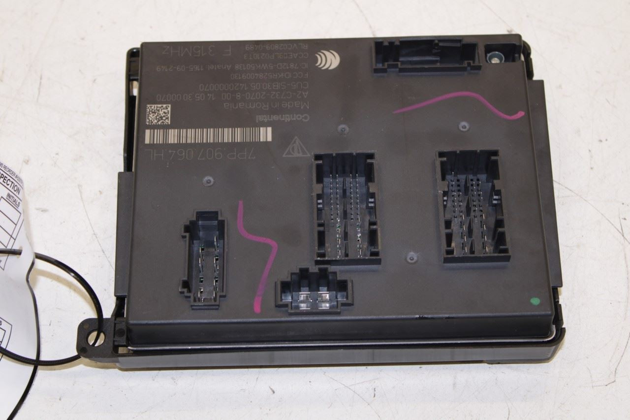14-2018 Porsche Cayenne Platinum Front Body Computer Control Module 7PP907064HL - Alshned Auto Parts