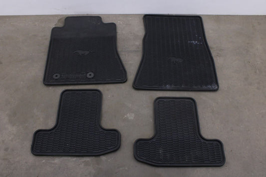 2015-23 Ford Mustang Conv V6 Front Rear RH and LH All Weather Rubber Floor Mats - Alshned Auto Parts