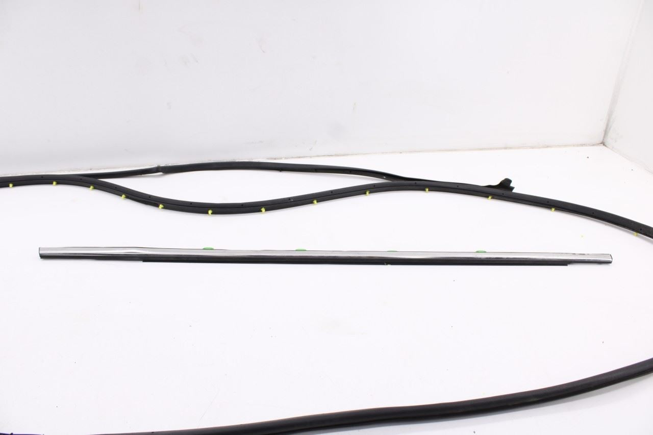 14-20 Acura MDX w/Technology Pkg Rear Left Door Run Channel w/ Weatherstrip Set - Alshned Auto Parts