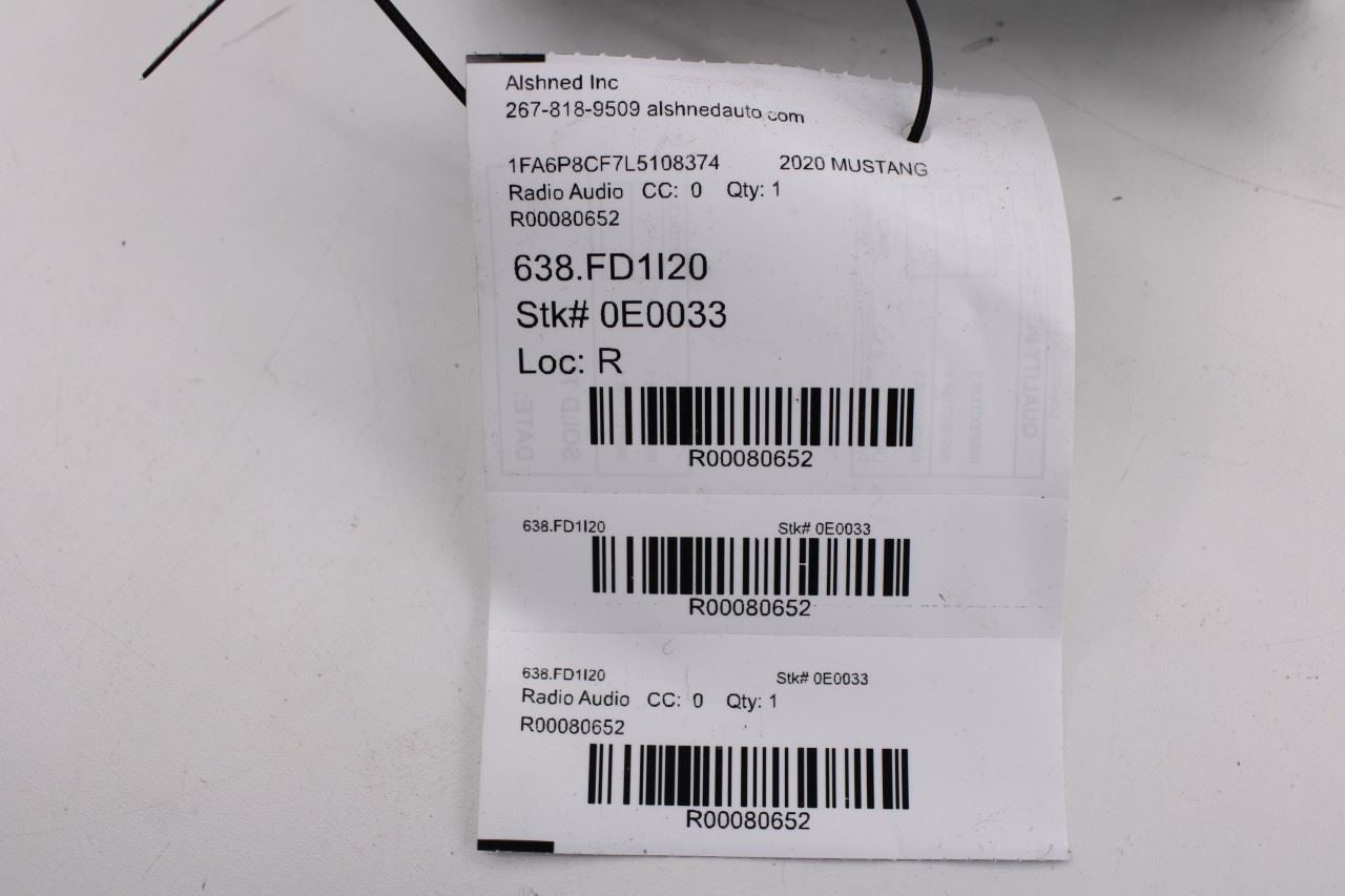 2018-2023 Ford Mustang GT Audio Radio Receiver LR3T-18D832-BG OEM13