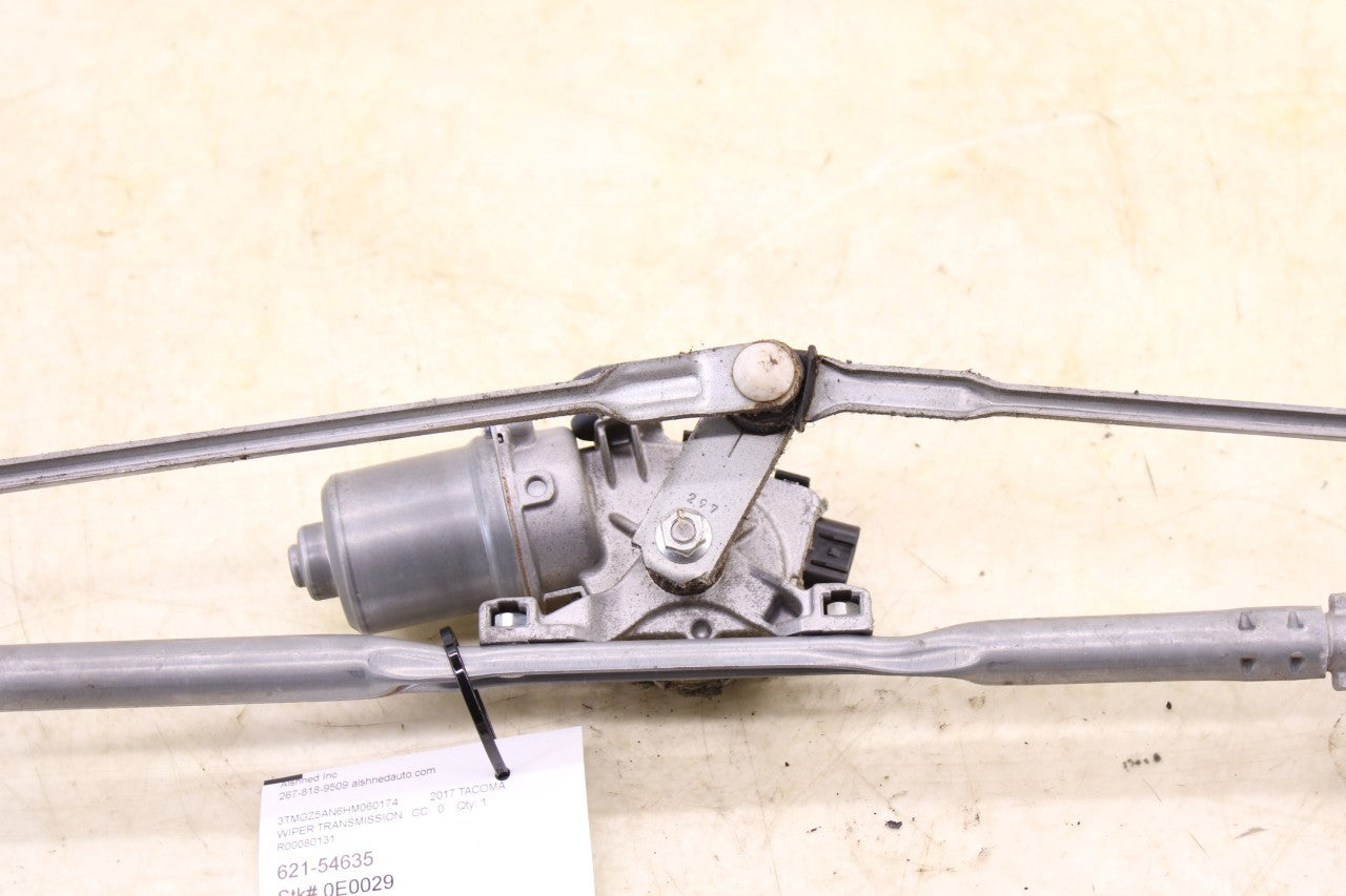 15-23 Toyota Tacoma Limited Front Windshield Wiper Transmission Linkage w/ Motor - Alshned Auto Parts