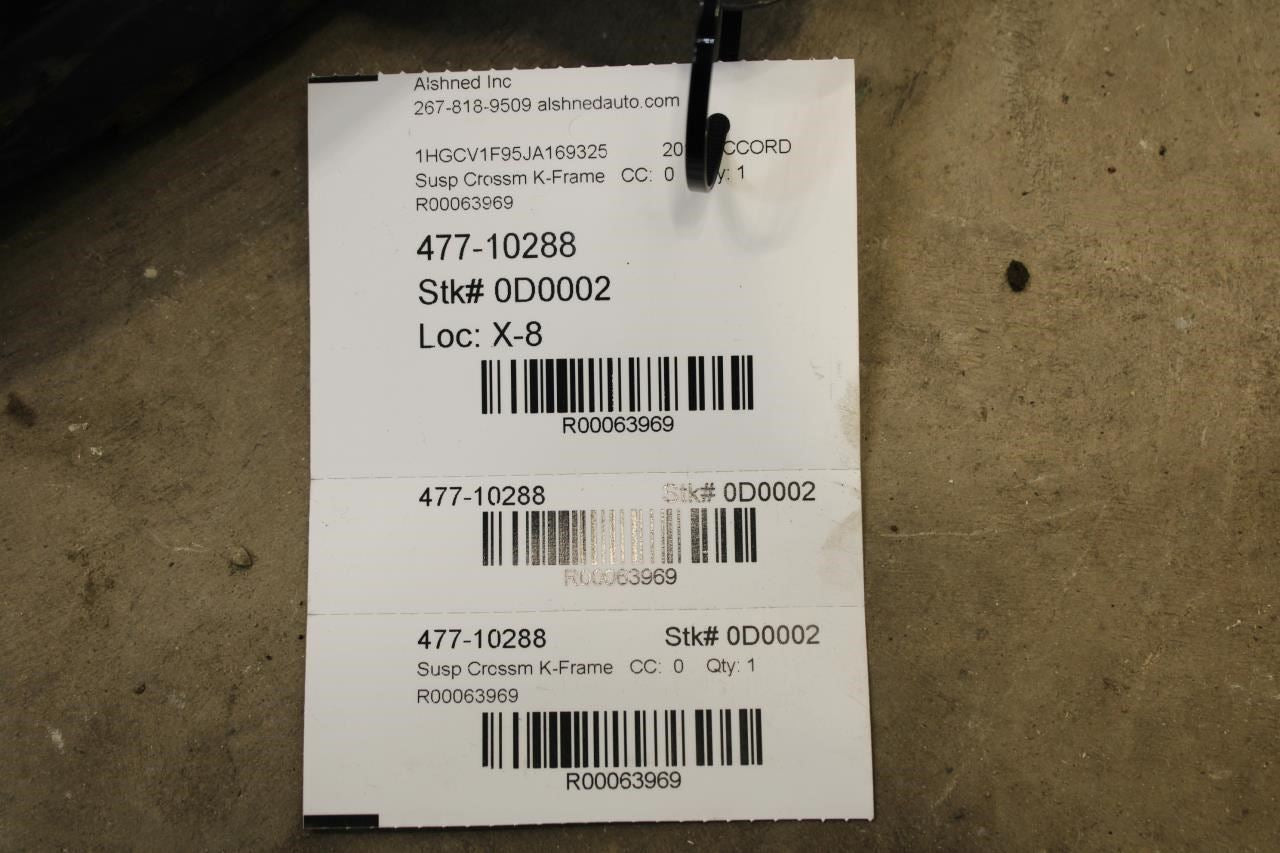 2018-2022 Honda Accord FWD Front Crossmember Subframe 50200-TVA-A02 OEM - Alshned Auto Parts