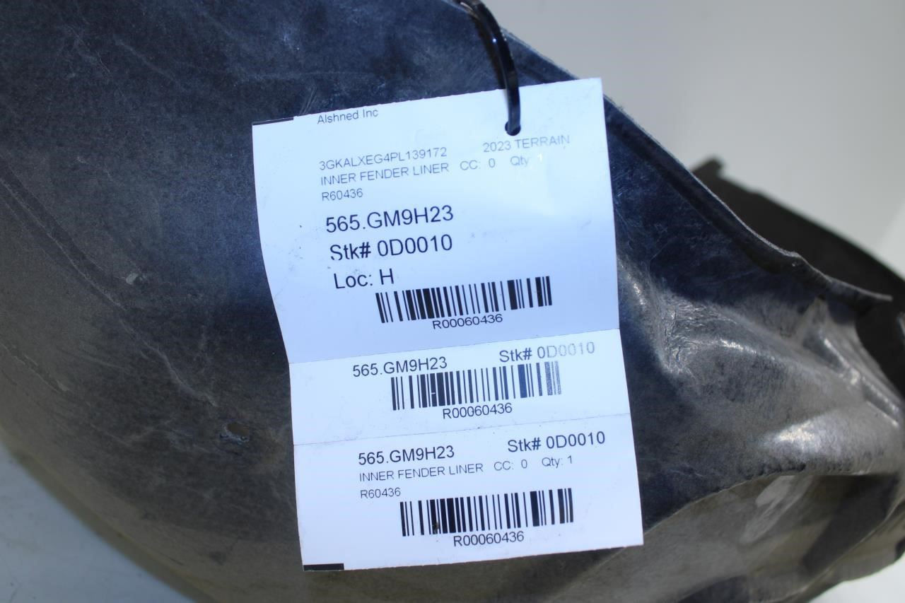 2018-2024 GMC Terrain Denali Rear Left Quarter Wheelhouse Splash Shield 84700607 - Alshned Auto Parts