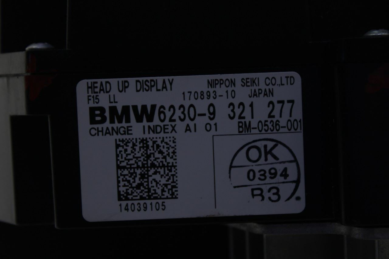 14-18 BMW X5 xDrive35i 3.0L AWD Front Dashboard Head-Up Display Projector Screen - Alshned Auto Parts