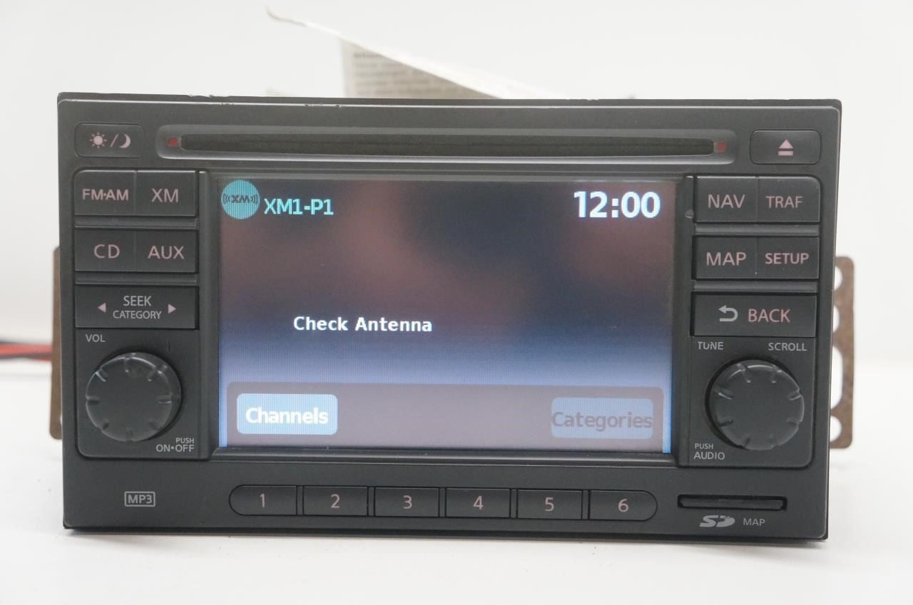 2010-2012 Nissan Sentra Navigation Audio Radio Receiver w/ Display 25915-ZT53A - Alshned Auto Parts