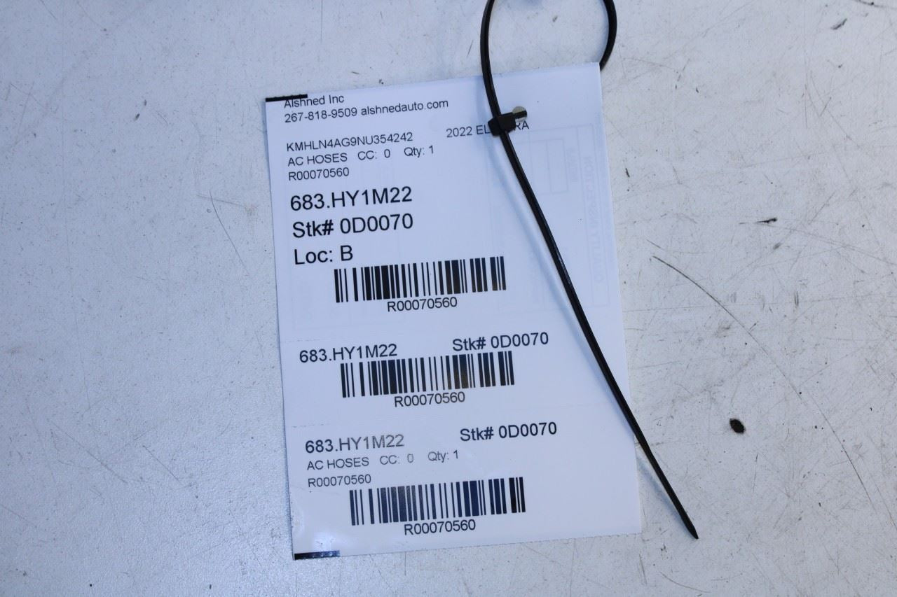 2021-23 Hyundai Elantra SEL 2.0L AC Conditioning Discharge Hose Tube 97762-AA200 - Alshned Auto Parts