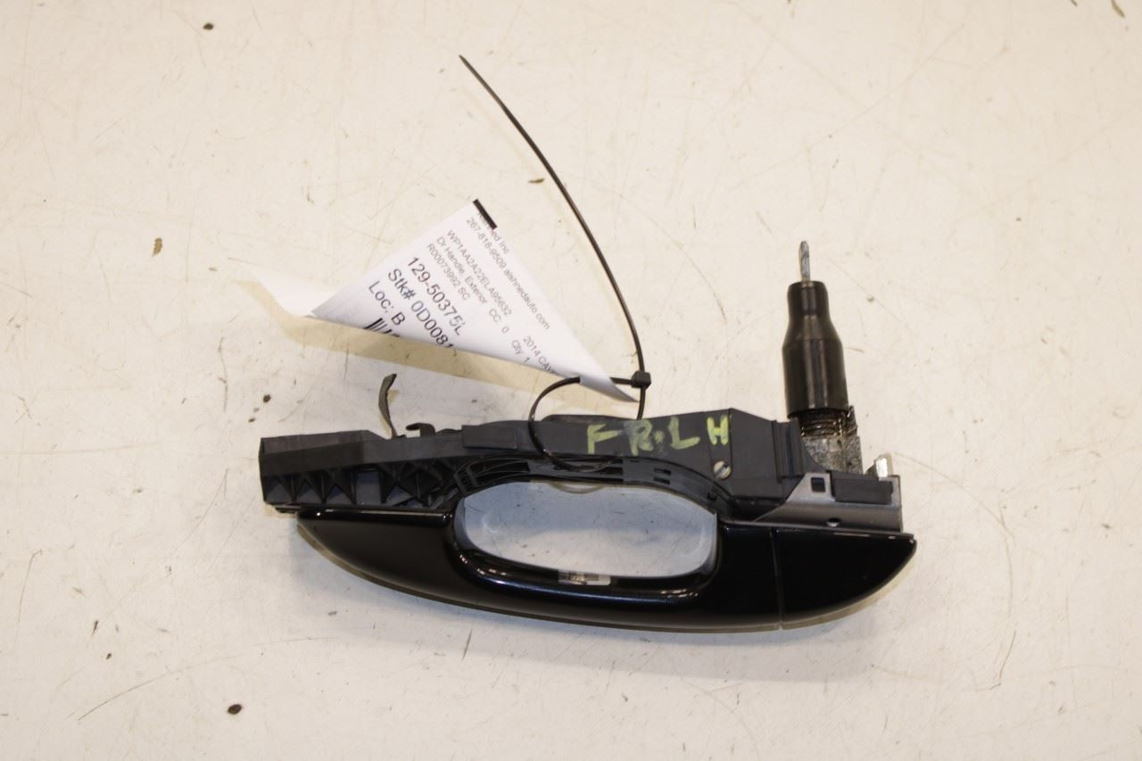 11-18 Porsche Cayenne Platinum 3.6L Front Driver Left Side Door Exterior Handle - Alshned Auto Parts