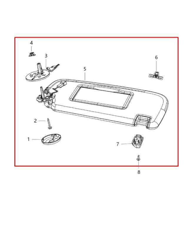 14-21 Jeep Grand Cherokee Laredo Front RH and LH Sun Visor w/ Illuminated Mirror - Alshned Auto Parts