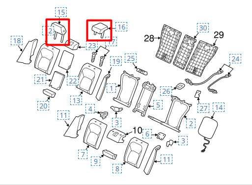 2020 Jaguar XE R-Dynamic S Rear Center Right and Left Seat Headrest T4N30539PVJ - Alshned Auto Parts