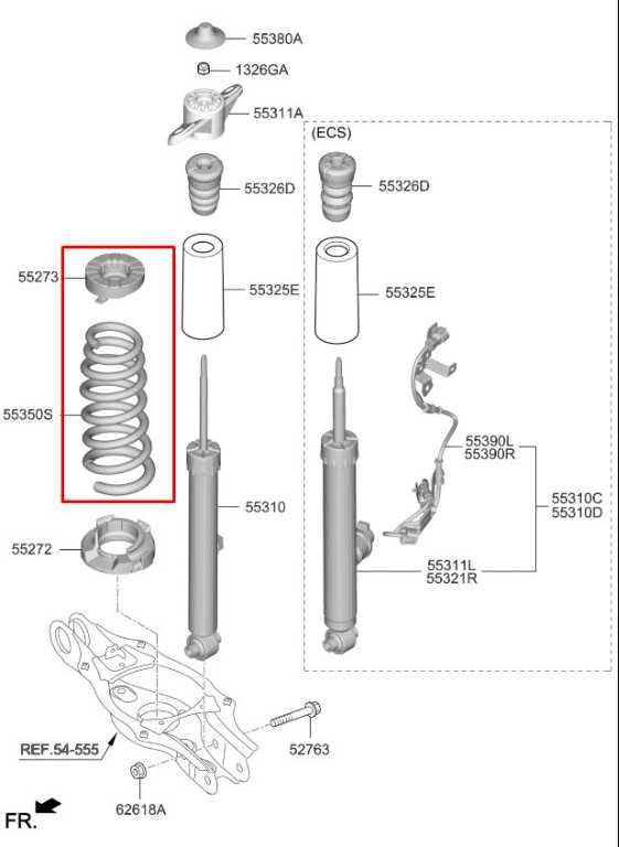 2018-23 KIA Stinger GT2 AWD Rear Right and Left Side Suspension Coil Spring Pair - Alshned Auto Parts