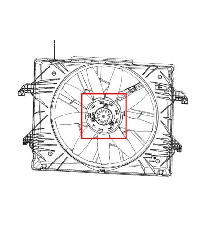 2020-2025 Ram 1500 Big Horn Crew Cab 5.7L 4WD Radiator Cooling Fan Motor *ReaD* - Alshned Auto Parts