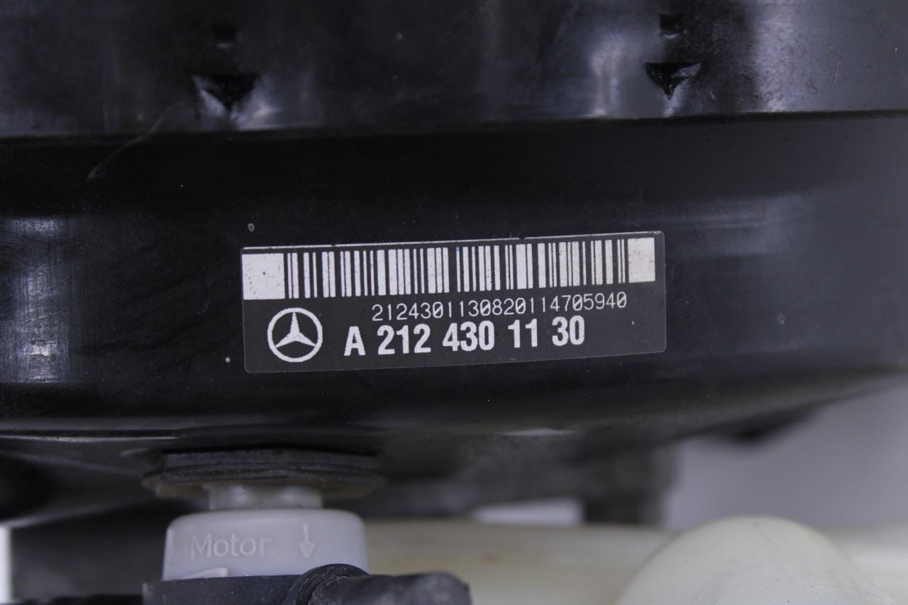 2010-2013 Mercedes-Benz E350 4Matic 3.5L Power Brake Booster and Master Cylinder4