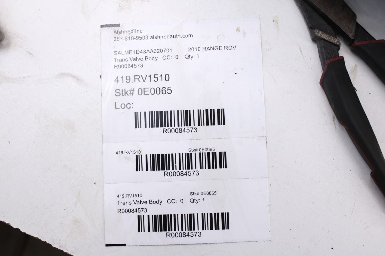 10-12 Land Rover Range Rover HSE 5L 6-Spd Auto Transmission Valve Body w Oil Pan20