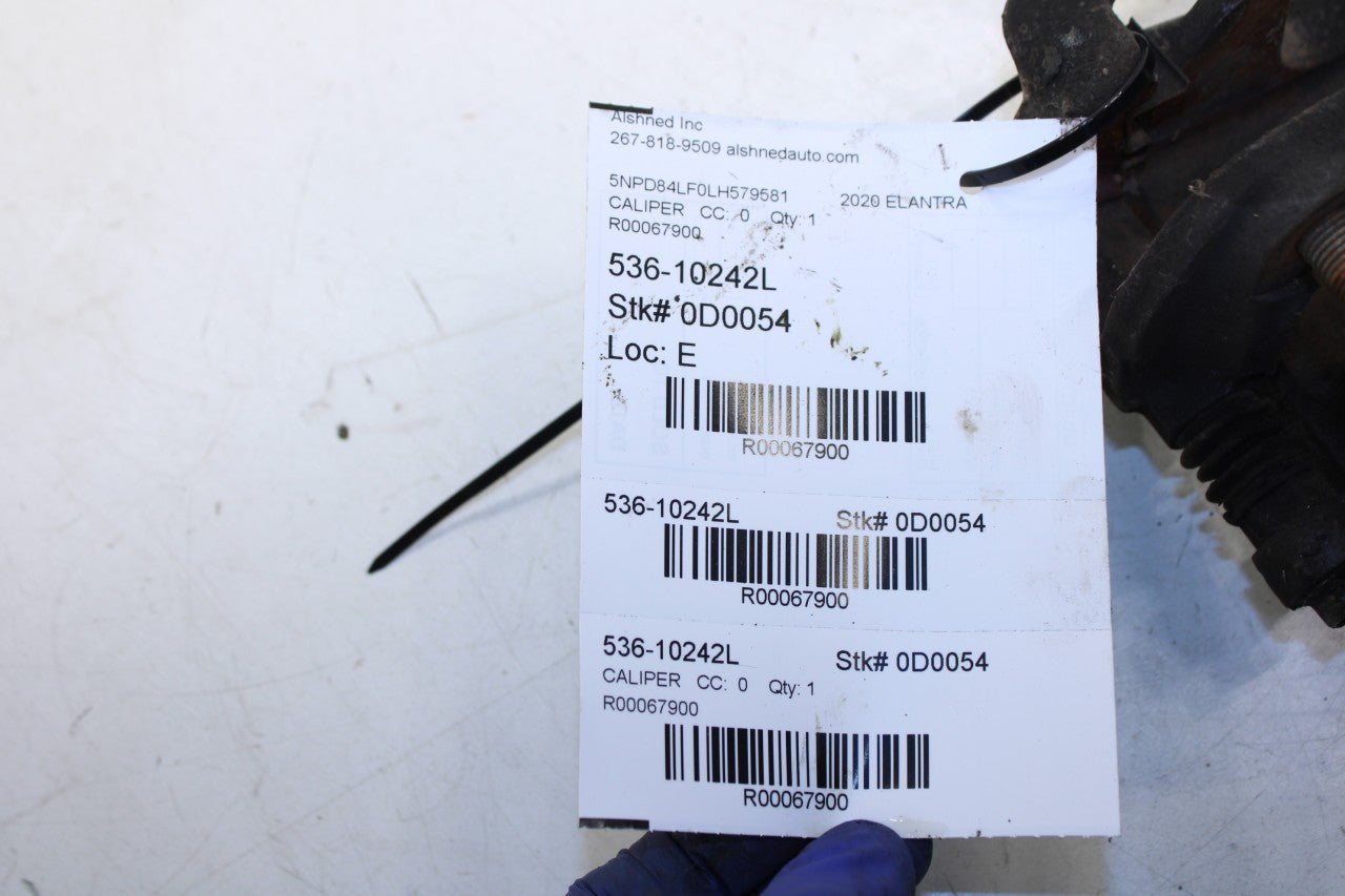 16-20 Hyundai Elantra SEL Front Left Driver Side Brake Disc Caliper 58110-F3000 - Alshned Auto Parts