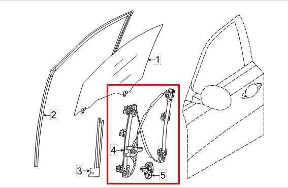 13-20 Nissan Pathfinder SV Front Right Door Window Regulator w/ Motor 807203KA0A - Alshned Auto Parts