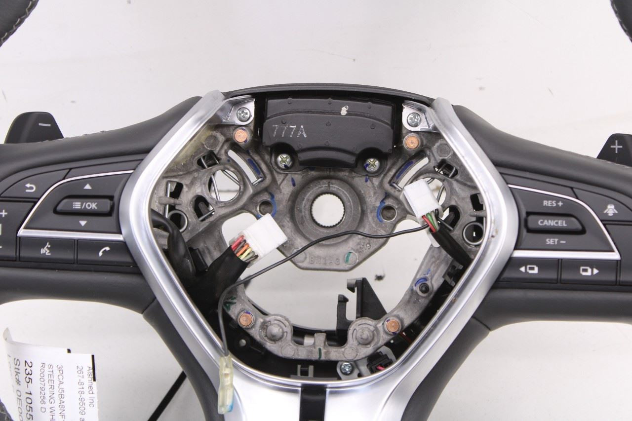 2019-2025 Infiniti QX50 Luxe 2.0L FWD Steering Wheel Leather w/ Control Buttons - Alshned Auto Parts