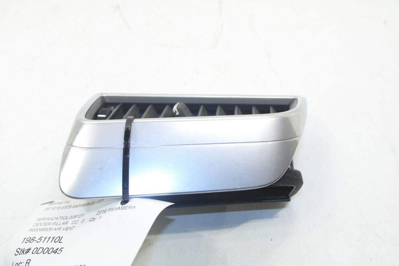 10-16 Porsche Panamera 4 Driver Left Side Lower B-Pillar Air Vent Louver Grille - Alshned Auto Parts