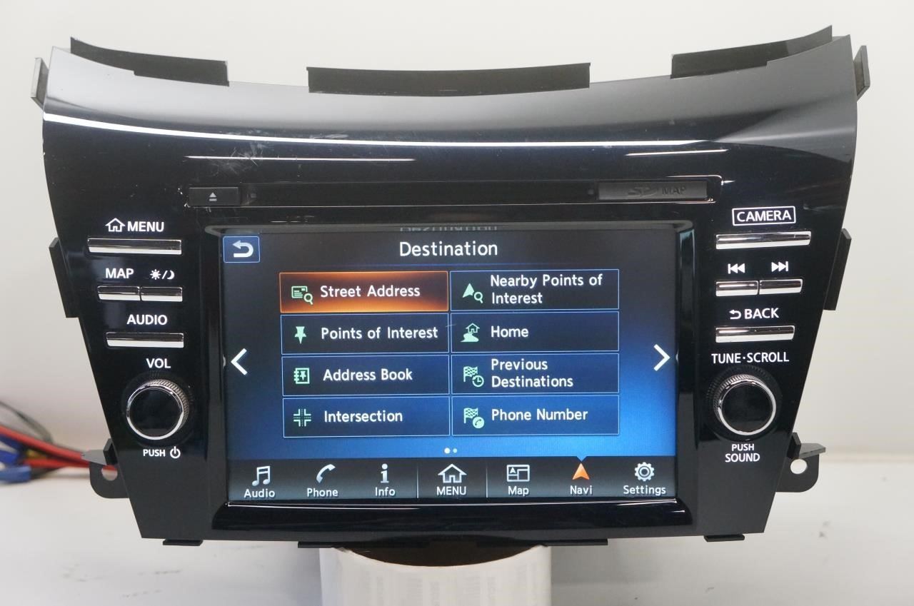 2016-18 Nissan Murano Navi Audio Radio CD Player Receiver w/ Display 25915-9UC2A - Alshned Auto Parts