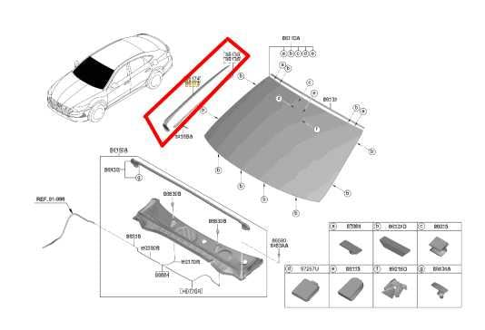 2020-23 Hyundai Sonata SE Front Left Side A-Pillar Outer Molding 86131-L1000 OEM - Alshned Auto Parts