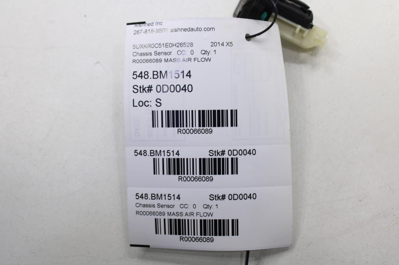 2011-2018 BMW X5 xDrive35i Mass Air Flow Meter Sensor 13627593624 OEM - Alshned Auto Parts