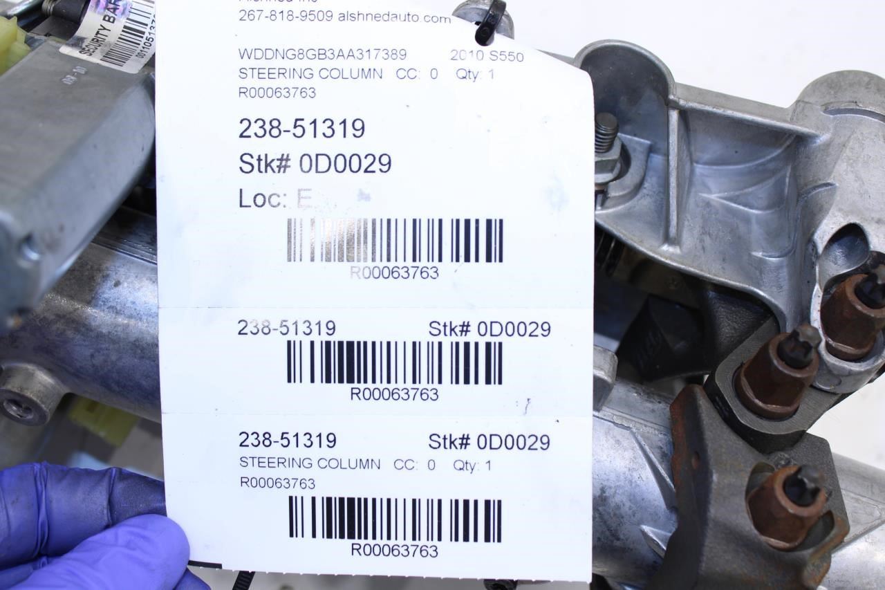 07-11 Mercedes-Benz S550 5.5L Steering Column w/ Adjust Motors 221-460-28-16 OEM - Alshned Auto Parts