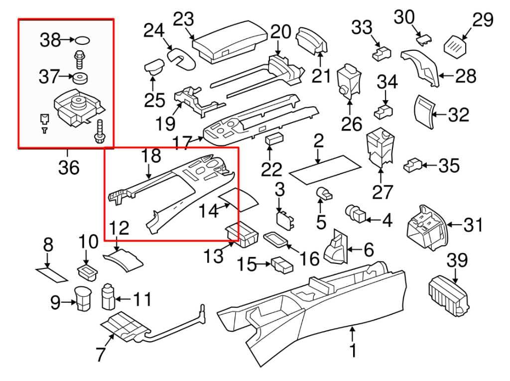 10-13 Mercedes-Benz S550 Console Multifunction Control Switch w/ Trim 2218707058 - Alshned Auto Parts