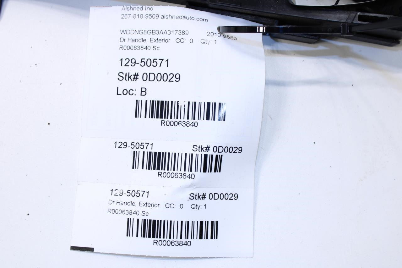 07-11 Mercedes-Benz S550 Front Right Door Exterior Handle 221-760-10-70-9999 OEM - Alshned Auto Parts