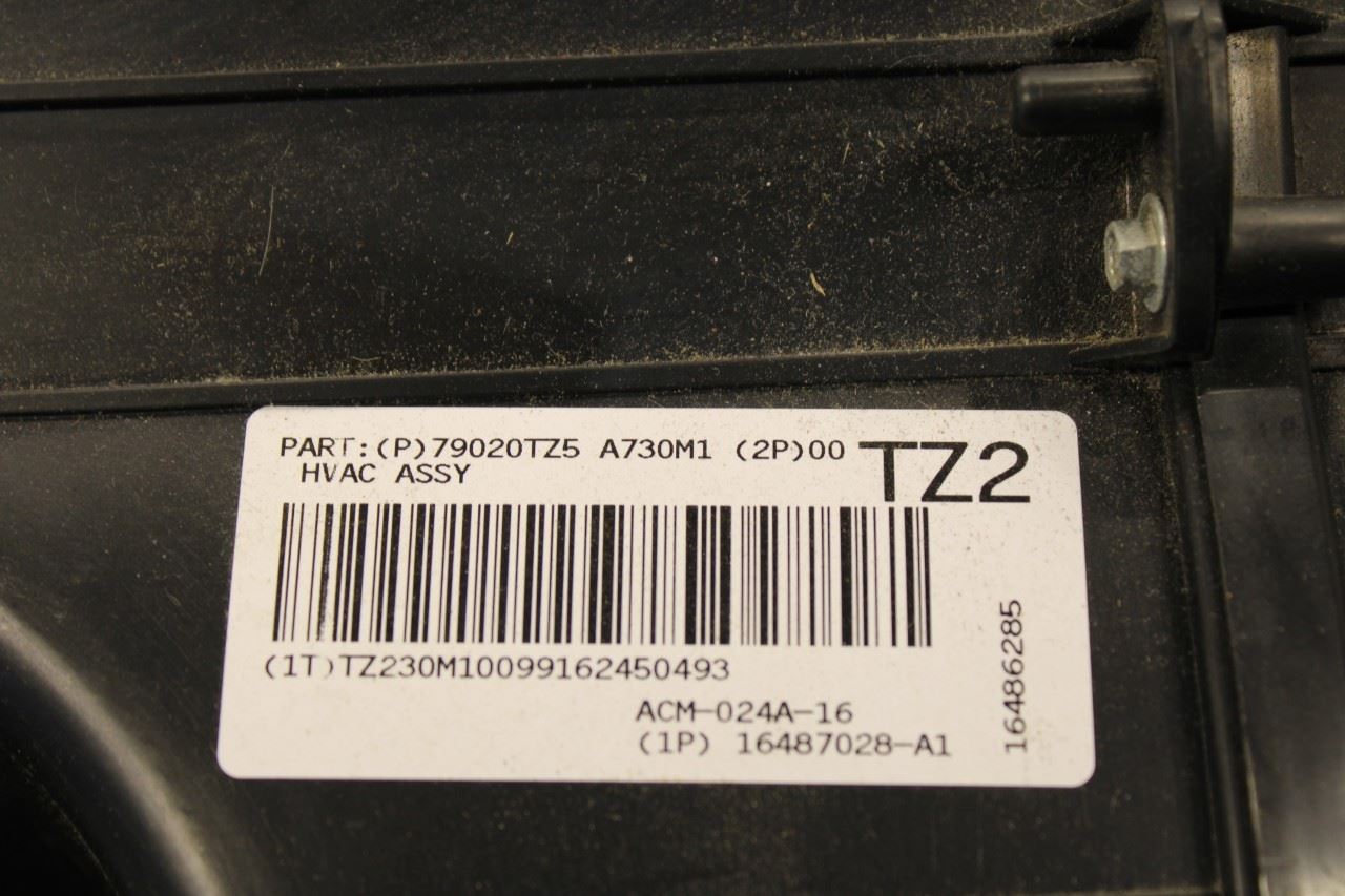 17-20 Acura MDX Advance 3.5L HVAC Heater Blower Motor Housing Box 79106-TZ5-A71 - Alshned Auto Parts