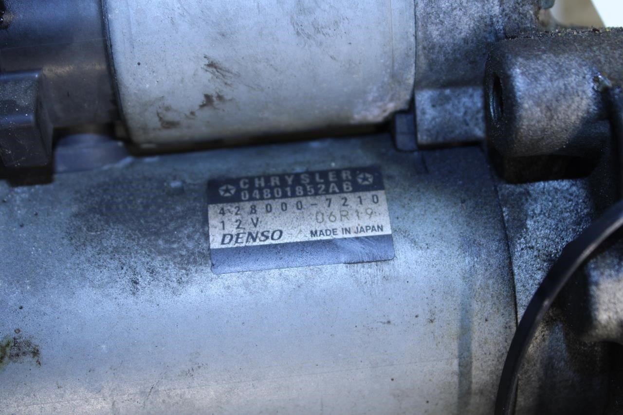 2011-2015 Jeep Grand Cherokee Limited 3.6L Engine Starter Motor 4801852AB OEM - Alshned Auto Parts