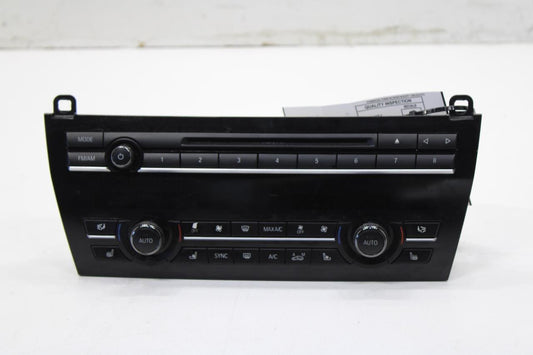 2010-15 BMW 750i xDrive Audio Radio Faceplate w/ HVAC Control Panel 9324363 OEM - Alshned Auto Parts